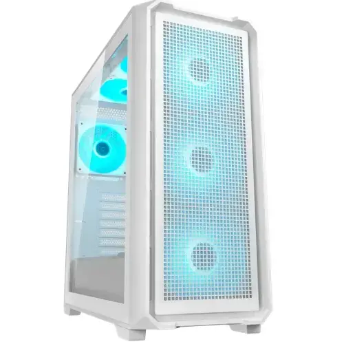 Carcasa Cougar MX600 Air Pro White, Middle Tower, iluminare ARGB, Alb