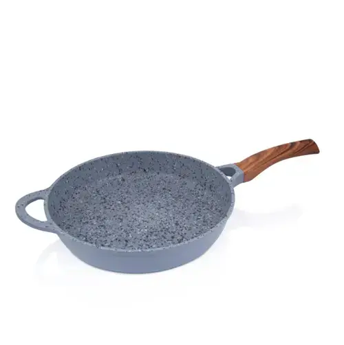 Tigaie cu maner auxiliar Metalac Gurmeo, aluminiu, 28cm