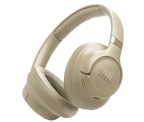 Casti over-ear JBL Tune 730BT, Pure Bass Sound, Bluetooth 6.0, Conectare Multi-Point, Redare pana la 76 h, Bej