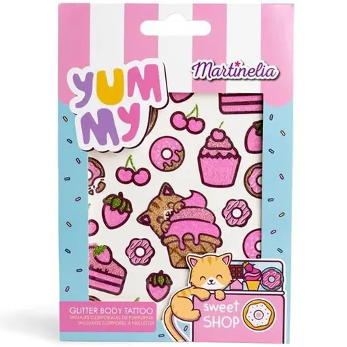 Set de tatuaje Martinelia - Yummy, cu sclipici