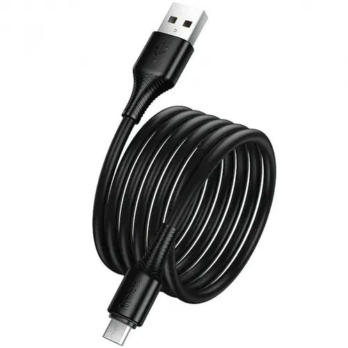 Cablu Date si Incarcare USB-A - microUSB HOCO X120, 18W, 1m, Negru