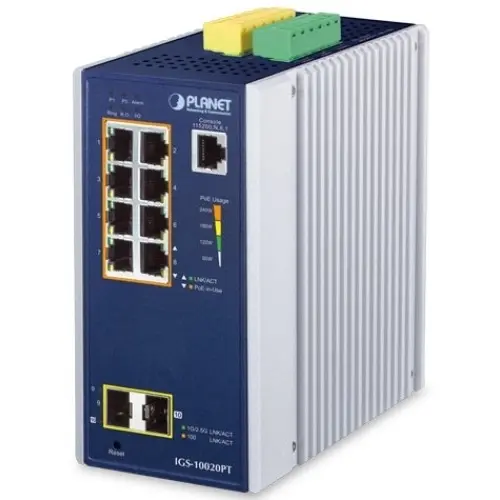 Switch Planet IGS-10020PT, 8 porturi, PoE