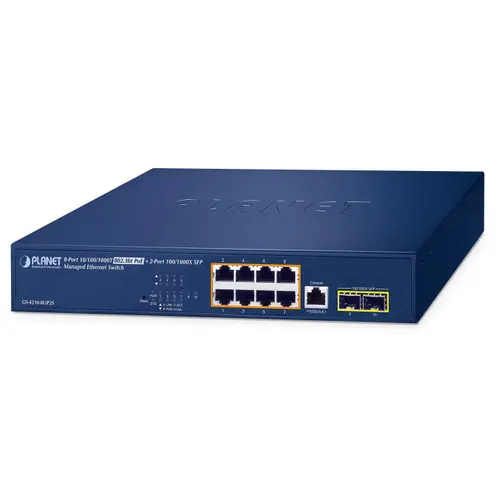 Switch Planet GS-4210-8UP2S, 8 porturi, PoE++