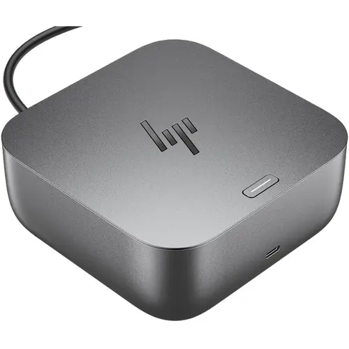 Docking station HP Thunderbolt 4 Dock G6, 100W, 3x USB-A, 2x USB-C, 1x USB-C Thunderbolt 4, 2x DisplayPort, 1x HDMI, 1x RJ-45, Argintiu