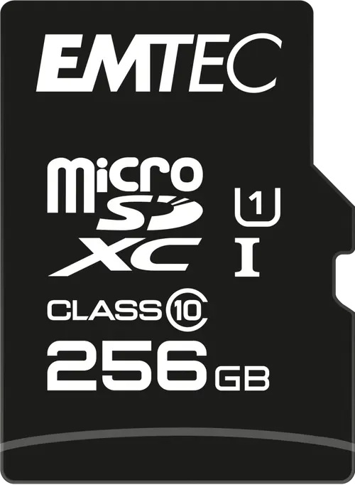 Card de memorie Emtec Elite Gold, 256GB, microSDXC, UHS-I U1, Adaptor SD inclus