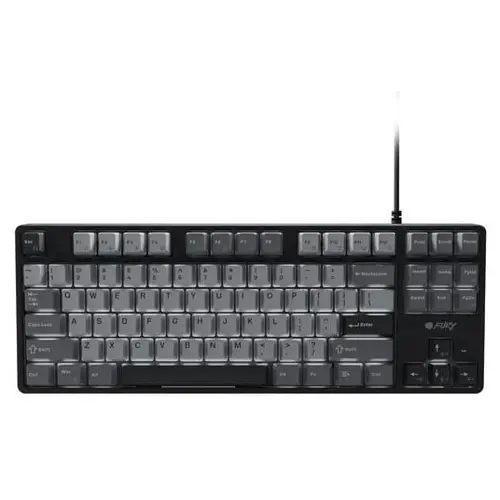 Tastatura mecanica pentru gaming Fury Kanabo K2, iluminare alba, 25 moduri, 2x switch-uri de rezerva, design compact TKL