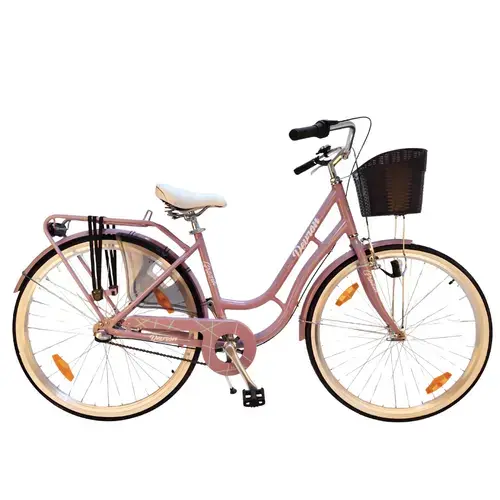 Bicicleta Oras Devron Grazia AL N3, roti 28 inch, cadru aluminiu L 460 mm, frana V - Brake, Roz