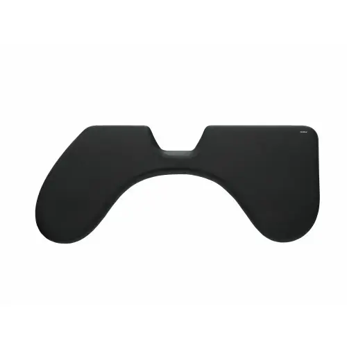 Suport incheietura Contour Design, Piele Ecologica, 135 x 600 x 23 mm, Negru