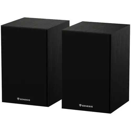 Boxe Genesis Arsen 302BT 2.0, putere RMS 10W x 2, frecventa raspusn 60 - 20000 Hz, material MDF, Negru