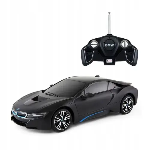 Masinuta Rastar RC - Bmw I8, negru, 1:18