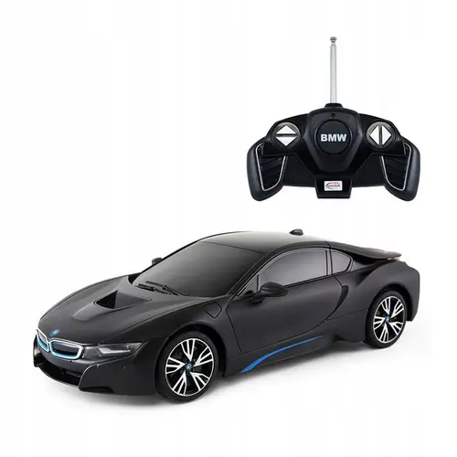Masinuta Rastar RC - Bmw I8, negru, 1:18