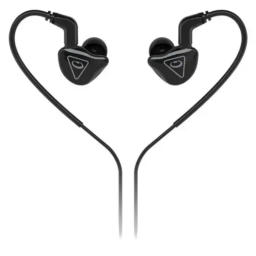 Casti cu fir Behringer, 1.5 m, Conector MMCX, Negru