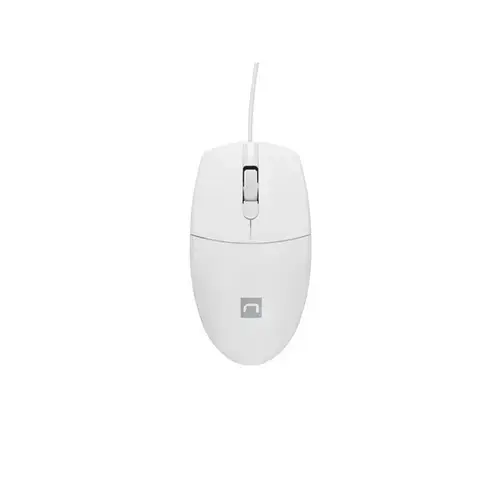 Mouse Natec Ruff 2, 1000 DPI, Alb