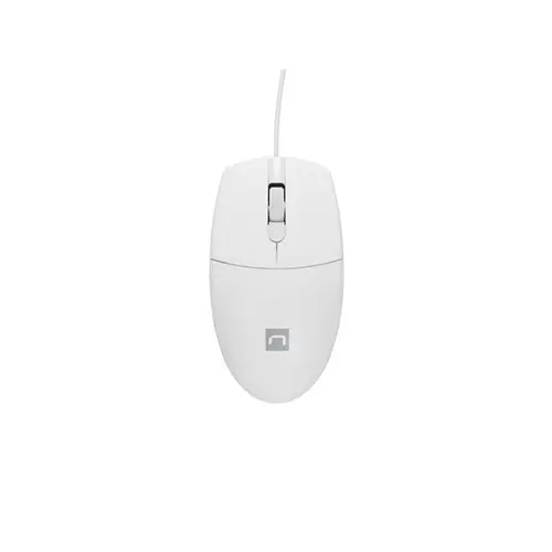 Mouse Natec Ruff 2, 1000 DPI, Alb