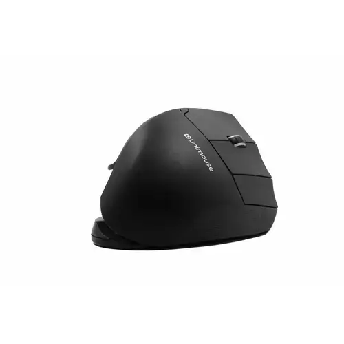 Mouse vertical Contour Design, Negru