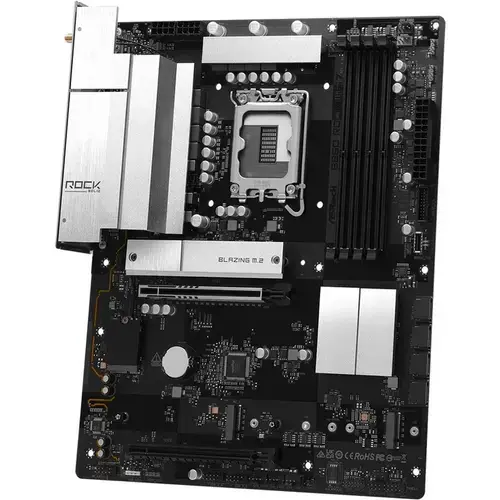 Placa de baza ASRock B860 ROCK WIFI 7, Intel B860, LGA 1851, DDR5, ATX