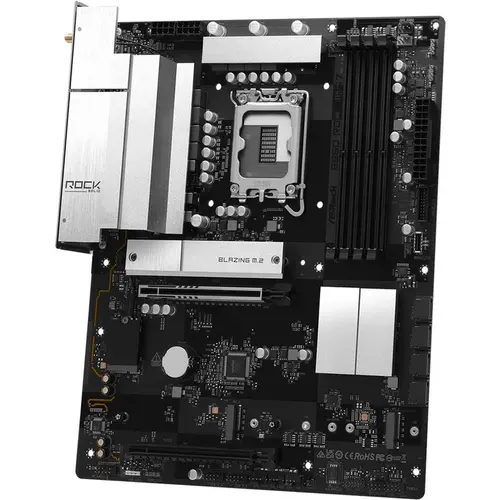 Placa de baza ASRock B860 ROCK WIFI 7, Intel B860, LGA 1851, DDR5, ATX