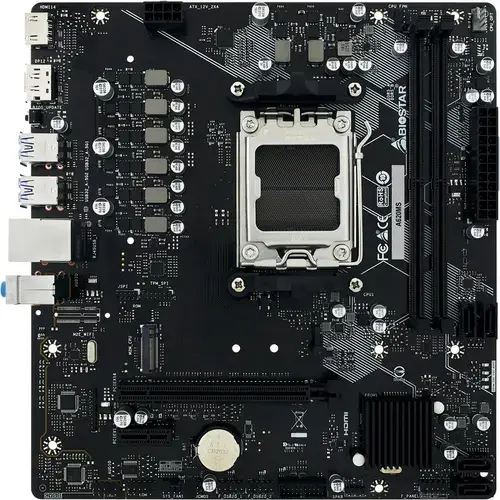 Placa de baza Biostar A620MS, AM5, mATX, DDR5, AMD A620