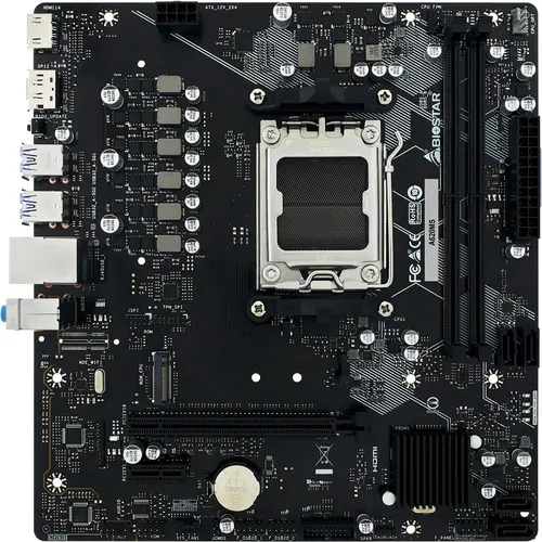 Placa de baza Biostar A620MS, AM5, mATX, DDR5, AMD A620