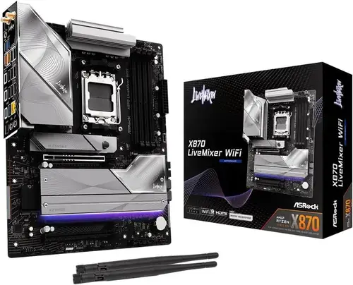 Placa de baza ASRock X870 LIVEMIXER  WiFi, AMD X870, AM5, ATX, DDR5