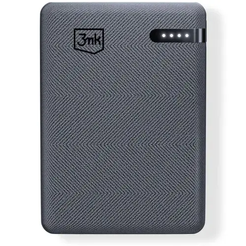 Baterie Externa 3MK Pocket, 5000mAh, 12W, 1 x USB-C, Gri