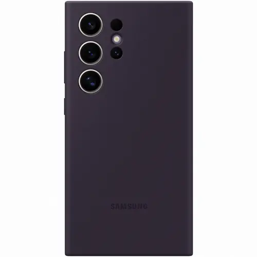 Husa de protectie Samsung Silicone Case pentru Galaxy S24 Ultra, DARK VIOLET