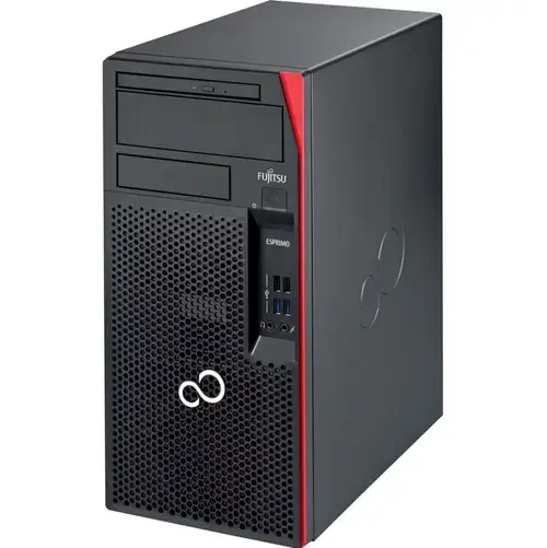 Calculator Sistem PC Refurbished Fujitsu Esprimo P558 Mini Tower, Intel Core i5-8600 3.10 - 4.30GHz, 8GB DDR4, 256GB SSD, DVD-ROM