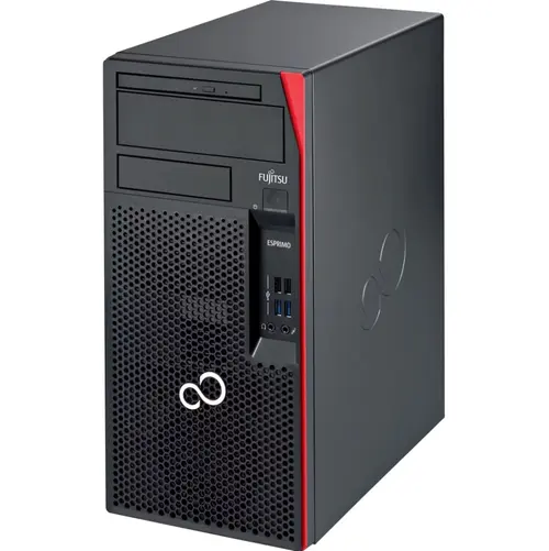 Calculator Sistem PC Refurbished Fujitsu Esprimo P558 Mini Tower, Intel Core i5-8600 3.10 - 4.30GHz, 8GB DDR4, 256GB SSD, DVD-ROM