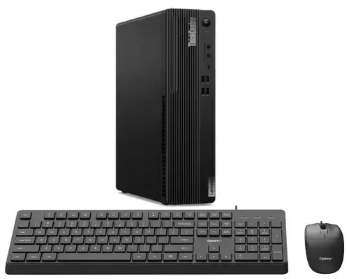 Calculator Sistem PC Refurbished Lenovo ThinkCentre M70s SFF, Intel Pentium Gold G6400 4.00GHz, 8GB DDR4, 256GB SSD NVMe + Windows 11 Home + cadou tastatura si mouse OptimX Pro KM500