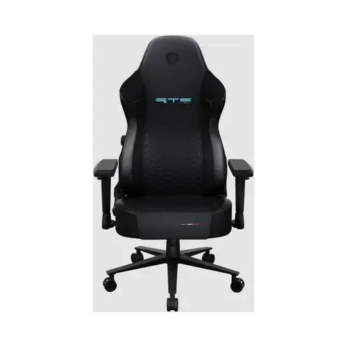 Scaun Gaming Onex RTC ErgoGlide Alcantara, Reglabil, Maxim 125kg, Negru