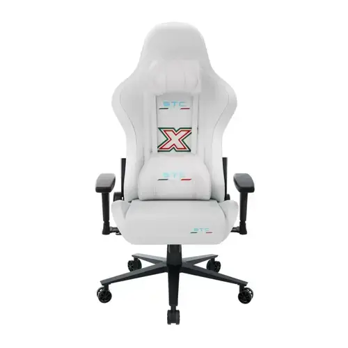 Scaun de Gaming Onex STC X Hardcore, Reglabil, Maxim 125kg, Alb