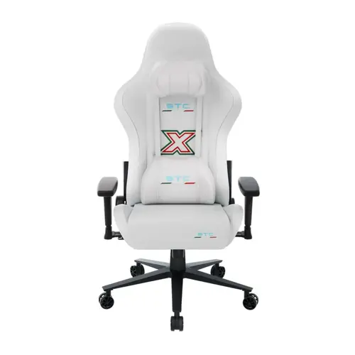 Scaun de Gaming Onex STC X Hardcore, Reglabil, Maxim 125kg, Alb