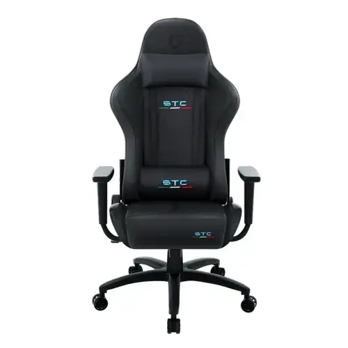Scaun Gaming Onex STC Tribute Hardcore, Reglabil, Maxim 125kg, Piele, Negru