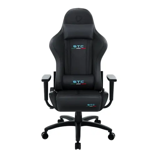 Scaun Gaming Onex STC Tribute Hardcore, Reglabil, Maxim 125kg, Piele, Negru