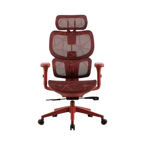 Scaun Gaming Onex Ventra Premium, reglabil, Plasa Mesh, Rosu