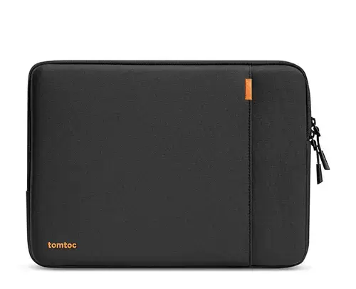 Husa laptop 16inch Tomtoc Sleeve A13F2D1, Protectie la colturi, Protectie Grad Militar, Negru