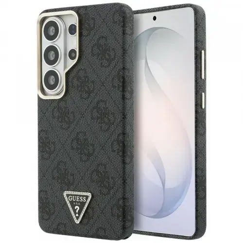 Husa MagSafe pentru Samsung Galaxy S26 Ultra S948, Guess, 4G Triangle Logo, Neagra