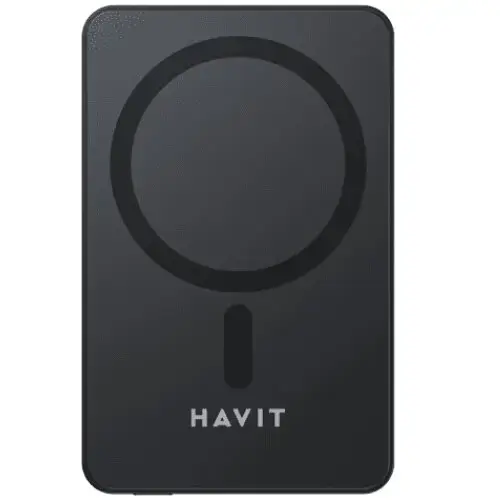 Baterie externa mobila HAVIT PB5217, 20W, 10000mAh, USB-C, Negru