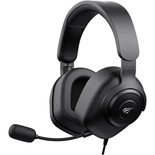 Casti gaming cu microfon HAVIT H2230d, sunet surround, difuzoare 50mm, control volum, microfon detasabil, multiplatforma, conectare prin jack 3.5mm, Negru