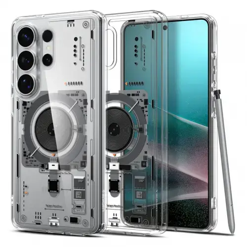 Husa MagSafe pentru Samsung Galaxy S26 Ultra S948, Spigen, Ultra Hybrid Neo One, Transparenta