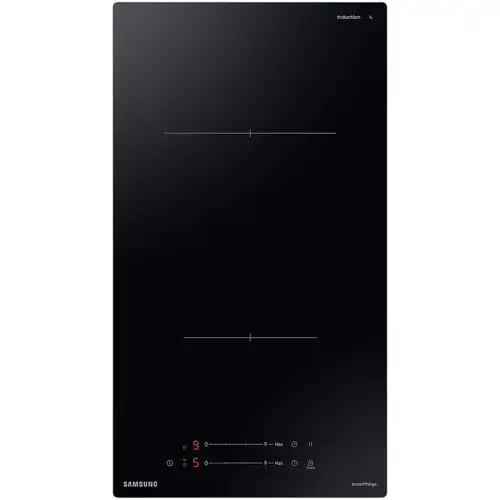 Plita incorporabila Samsung NZ32BG2005FKU2, Inductie, 2 zone de gatit, Wi-Fi, Touch Control, 30 cm, Negru