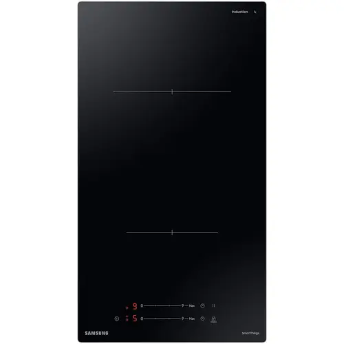 Plita incorporabila Samsung NZ32BG2005FKU2, Inductie, 2 zone de gatit, Wi-Fi, Touch Control, 30 cm, Negru