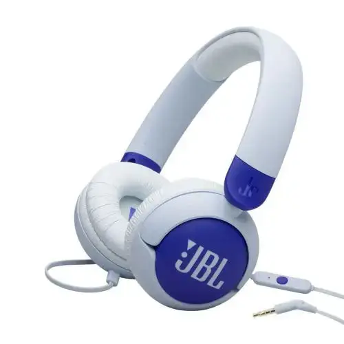 Casti Stereo pentru copii JBL JR 320, cu microfon incorporat, Albastru