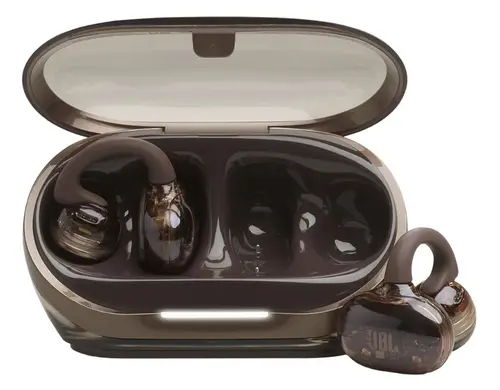 Casti Open-Ear JBL Soundgear Clips, True Wireless, Bluetooth, 4 microfoane, Multipoint, Autonomie 32 ore, IP54, Maro