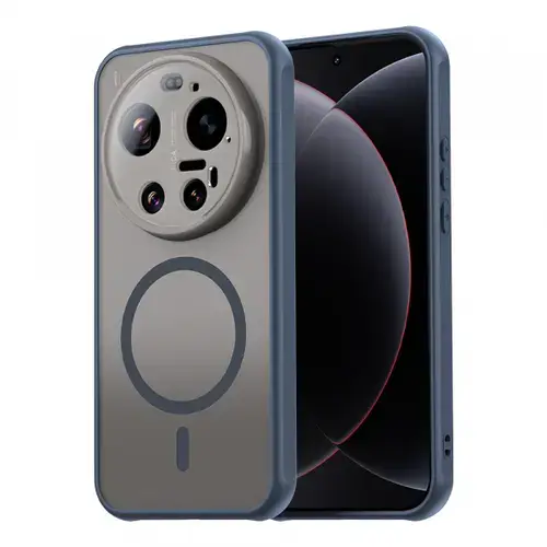 Husa MagSafe pentru Xiaomi 17 Ultra, Techsuit, HaloFrost II, Albastru