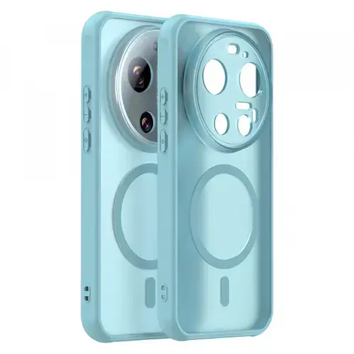 Husa MagSafe pentru Xiaomi 17 Ultra, Techsuit, HaloFrost II, Verde