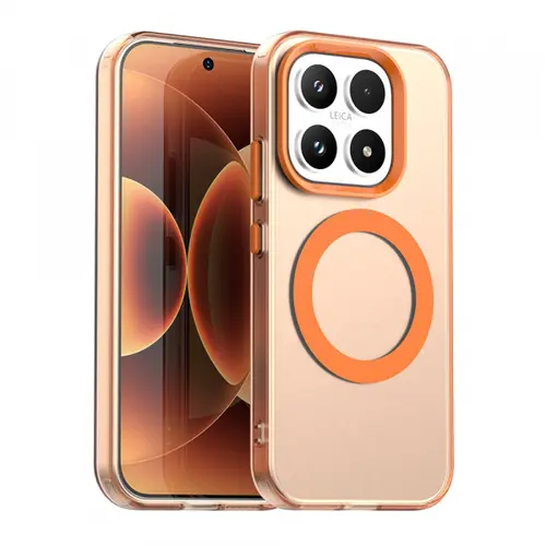 Husa MagSafe pentru Xiaomi 17, Techsuit, CandyCase, Portocaliu