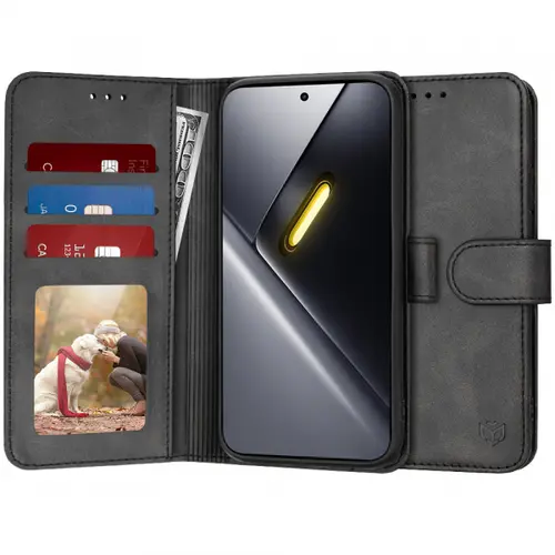 Husa pentru Poco X8 Pro Max, Techsuit, Diary Book, Negru