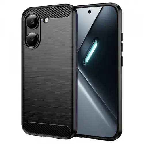 Husa pentru Poco X8 Pro, Techsuit, Carbon, Negru