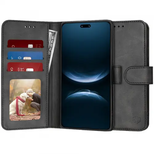 Husa pentru Huawei nova 14 Pro, Techsuit, Diary Book, Negru
